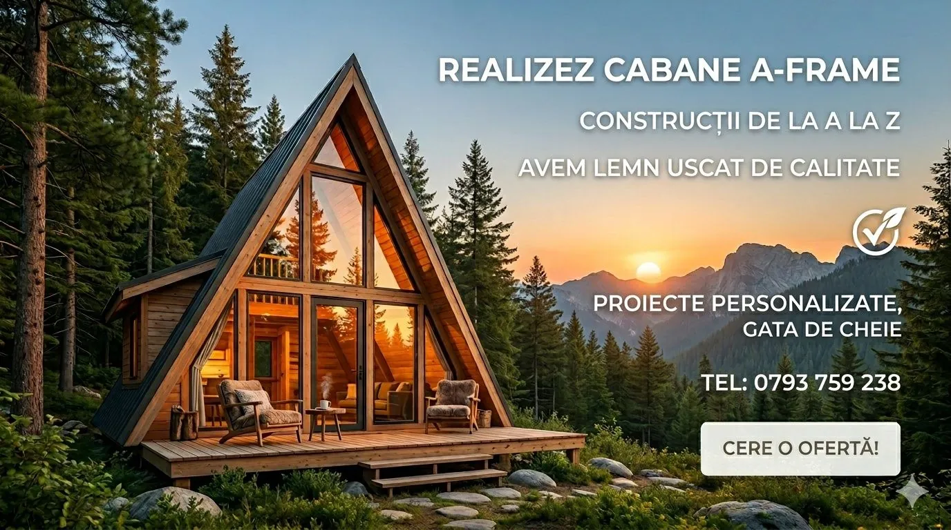 Cabană A-frame — Case Trainice